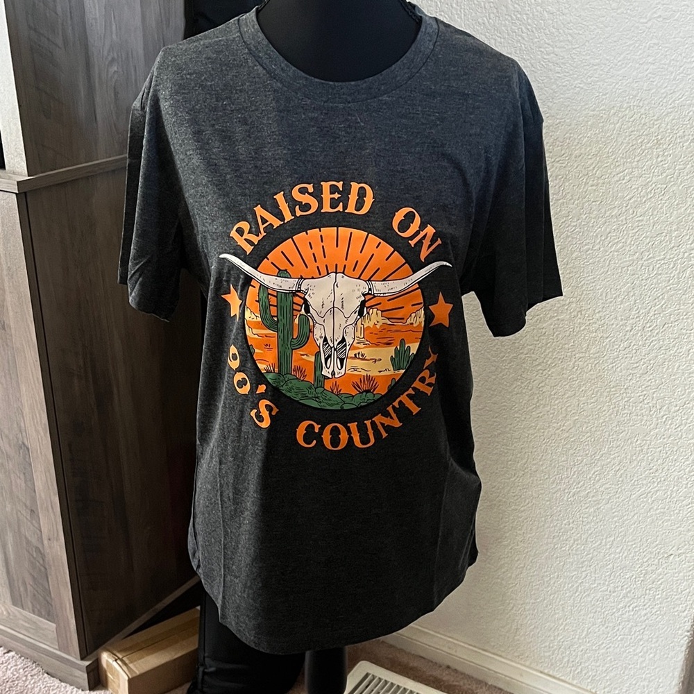 Raised on 90s Country Graphic T-Shirt
